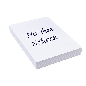 Notizpapier weiß DIN A5, ca. 250 Blatt, 1 Pack