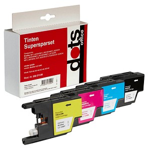 4250073735057 - Druckerpatrone 15244805-DOTS kompatibel zu brother LC-1240BK C M Y Multipack schwarz cyan magenta gelb 4250073735057 4 Stück 4250073735057 - Druckerpatrone 15244805-DOTS kompatibel zu brother LC-1240BK C M Y Multipack schwarz cyan magenta gelb 4250073735057 4 Stück