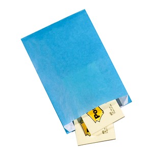 VP Faltenbeutel aquamarin 20,0 x 32,0 cm, 100 St.