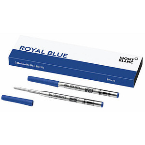 Montblanc Kugelschreibermine 128215 Großraummine königsblau B 4062037052373 Montblanc 2 Stück