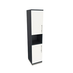 4260649684412 - Regalschrank Oldenburg 4260649684412 weiß lavagrau 4 Fachböden 400 cm 442 cm 4260649684412 - Regalschrank Oldenburg 4260649684412 weiß lavagrau 4 Fachböden 400 cm 442 cm