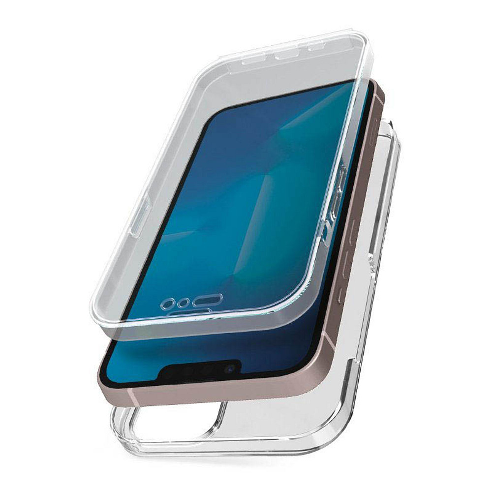sbs Full Body 360° Handy-Cover für Apple iPhone 14 transparent