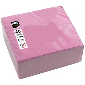 3281516238416 - Servietten rosa 2-lagig 190 x 190 cm 3281516238416 40 Stück