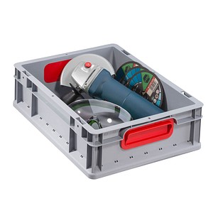 4005187567007 - Aufbewahrungsbox ProfiPlus 456700 111 Liter für A4 außen 400x300x120mm Kunststoff grau rot 4005187567007 Allit
