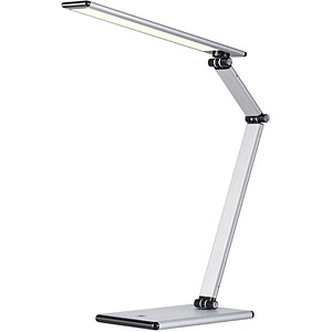 LED Slim Schreibtischlampe silber 7 W