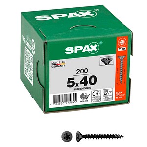 4003530275845 - Universalschrauben T20 Senkkopf BLAX 1191040500403 5 mm x 40 mm 4003530275845 200 Stück
