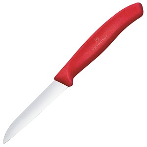 7613329190951 - VICTORINOX Küchenmesser  Swiss Classic silber rot glänzend poliert Klinge 80 cm 1 St