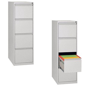 4260090172018 - Hängeregistraturschrank grau grau 4 Schubladen 4260090172018 Gürkan