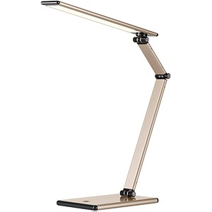 LED Slim Schreibtischlampe gold 7 W