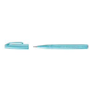 4902506365088 - Kalligrafiestift Sign Pen Brush - Pinselspitze azurblau 4902506365088 SES15C-S2X