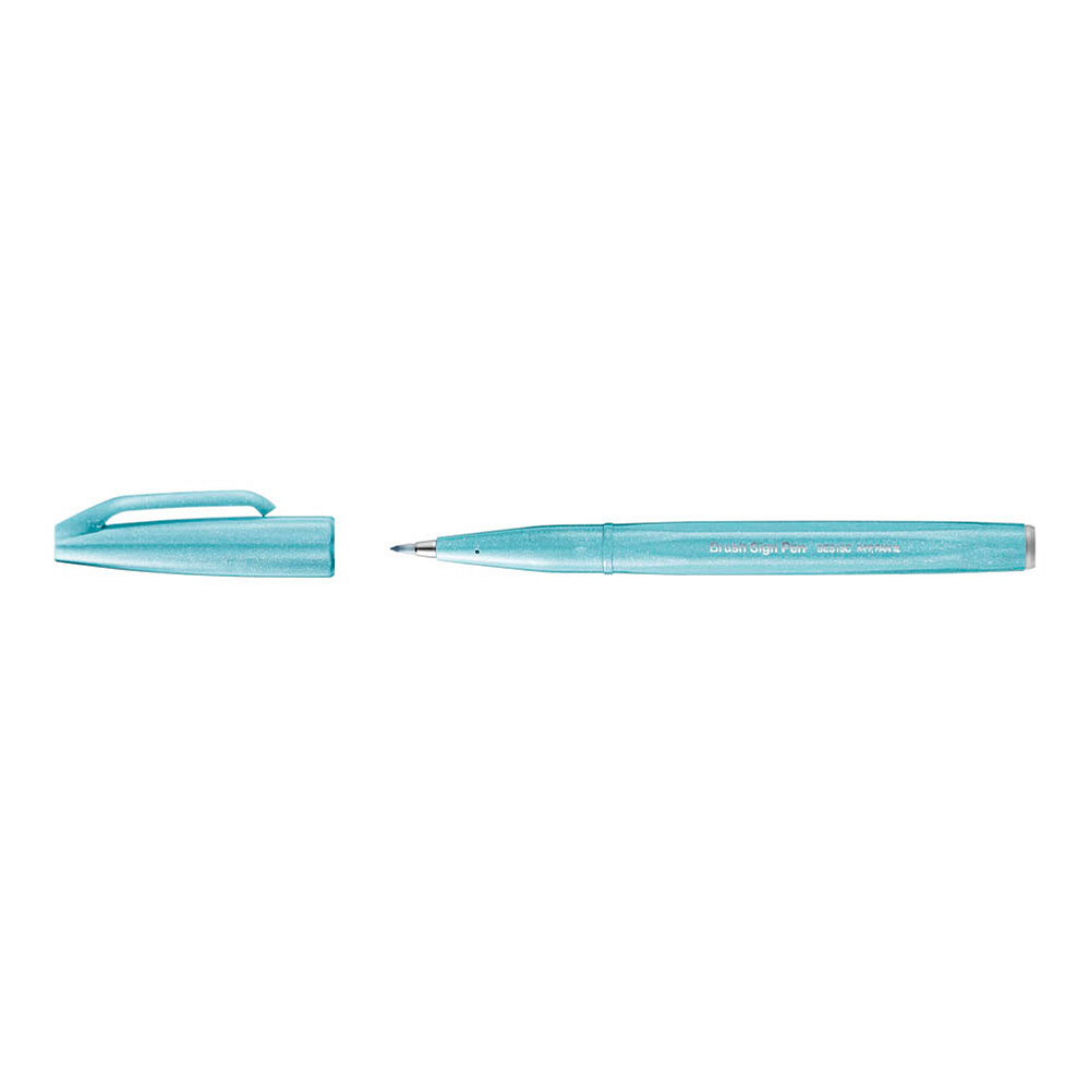 Pentel SES15C Brush Sign Pen pennarello punta fibra flessibile nuovi
