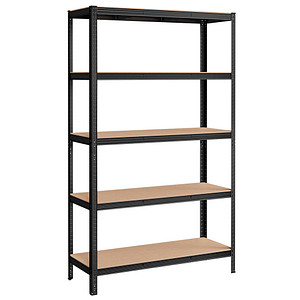 0194343037974 - Schwerlastregal Lagerregal Kellerregal 200 x 120 x 60 cm bis 875 kg belastbar 5 verstellbare Ablagen Metallregal Steckregal Werkstattregal