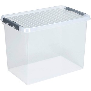 sunware Q-line Aufbewahrungsbox 62,0 l transparent 60,0 x 40,0 x 34,0 cm