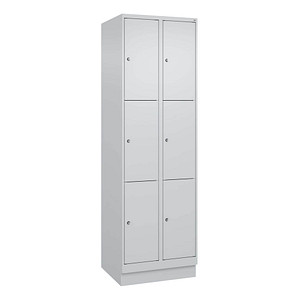4066681683396 - Schließfachschrank Classic PLUS lichtgrau 080020-203 S10009 6 Schließfächer 600 x 500 x 1950 cm 4066681683396 C+P-Möbel 4066681683396 - Schließfachschrank Classic PLUS lichtgrau 080020-203 S10009 6 Schließfächer 600 x 500 x 1950 cm 4066681683396 C+P-Möbel