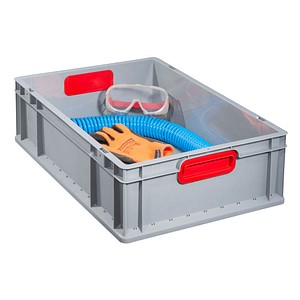 4005187567458 - Aufbewahrungsbox ProfiPlus 456745 34 Liter für A3 außen 600x400x170mm Kunststoff grau rot 4005187567458 Allit 4005187567458 - Aufbewahrungsbox ProfiPlus 456745 34 Liter für A3 außen 600x400x170mm Kunststoff grau rot 4005187567458 Allit