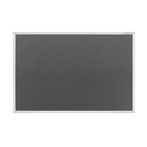 magnetoplan Pinnwand 90,0 x 60,0 cm Textil grau