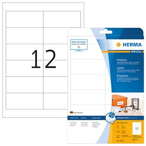 300 HERMA Etiketten 4823 weiß 97,0 x 42,3 mm