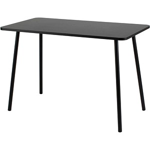 3660141256475 - Schreibtisch easyHome HOPM HOPM20101 65-130cm (H) 114x60cm (BxT) rechteckig schwarz   schwarz 3660141256475 PAPERFLOW