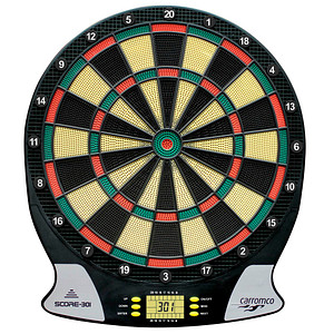 4011796920164 - Dartscheibe mit Darts Score 301 schwarz 4011796920164 carromco