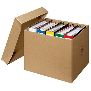 Nestler Kartons mit abnehmbarem Deckel 43,8 x 38,5 x 33,6 cm, 20 St.