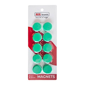 5902622411682 - Magnet grün Kunststoff Ø 20 x 06 cm 5902622411682 10 Stück