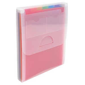 Exacompta Fächermappe Crystal 6 Fächer transparent, 1 St.