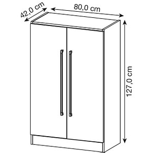 4032062234792 - Aktenschrank 7550 NU V7550 3 3 NU ahorn 2 Fachböden 800 x 420 x 1270 cm 4032062234792 - Aktenschrank 7550 NU V7550 3 3 NU ahorn 2 Fachböden 800 x 420 x 1270 cm