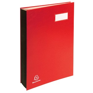 Unterschriftenmappe 20 Fächer rot