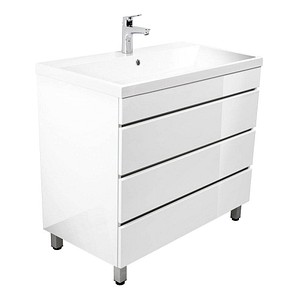 Waschtischunterschrank FELINI 90 weiß/weiß