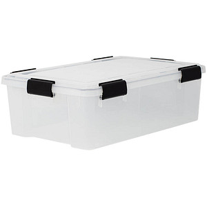 8716382205071 - Aufbewahrungsbox Water Proof 6374 außen 29x39x191cm Polypropylen transparent schwarz 8716382205071 IRIS Ohyama