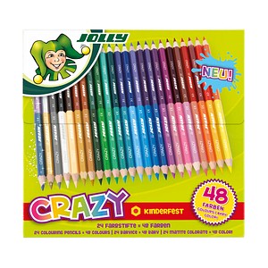 JOLLY Supersticks Crazy Buntstifte farbsortiert, 24 St.