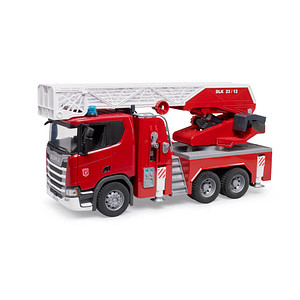 bruder Scania Super 560R Feuerwehr Drehleiter 03591 Spielzeugauto