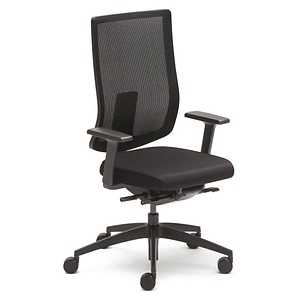4049694002477 - Bürostuhl sedo schwarz   schwarz mit Armlehnen bis 130kg 4049694002477 Sedus