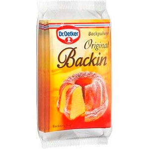 Dr. Oetker Original Backin, 18 X 10Er Pack Backpulver, Je Tüte 16 G, Feines Backtriebmittel Zum Kochen Und Backen, Ideal Für Kuchen, Waffeln, Pizza & Co., Vegan - Image 4