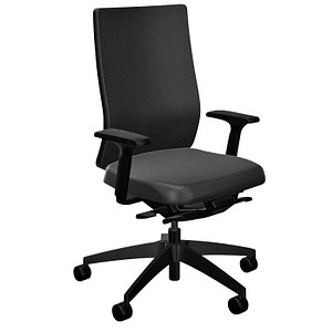 4049694002507 - Bürostuhl sedo grau   schwarz mit Armlehnen bis 130kg 4049694002507 Sedus