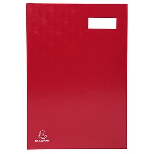 3130630570257 - Unterschriftenmappe 5702 A4 Karton rot mit Einsteckschild 20 Fächer 3130630570257 Exacompta 3130630570257 - Unterschriftenmappe 5702 A4 Karton rot mit Einsteckschild 20 Fächer 3130630570257 Exacompta
