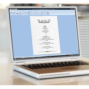 4004360959127 - Motivpapier DP657 A4 200g grau Pergament 4004360959127 50 Blatt