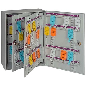 4052301125070 - Schlüsselkasten grau mit 232 Haken Zylinderschloss