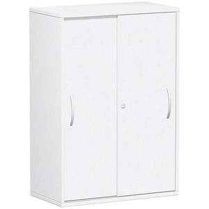 Geramöbel Aktenschrank Flex S-383502-WW, Holz abschließbar, 3 OH, 80 x 118,2 x 42,5 cm, weiß 4038933482736 Geramöbel
