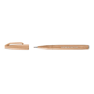 4902506365033 - Kalligrafiestift Sign Pen Brush - Pinselspitze hellbraun 4902506365033 SES15C-E2X 4902506365033 - Kalligrafiestift Sign Pen Brush - Pinselspitze hellbraun 4902506365033 SES15C-E2X