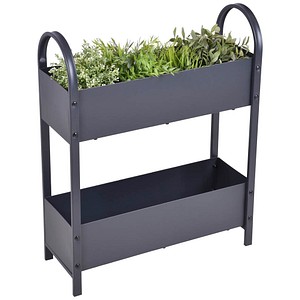 4041908140326 - Hochbeet TULPIA Metall anthrazit rechteckig 600 x 750 cm 4041908140326 Garden Pleasure