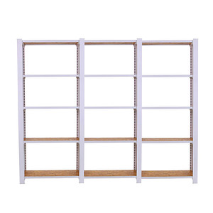 Simonrack Weitspannregal OFFICLICK 8425437127434 weiß, braun 240,0 x 30,0 x 210,0 cm