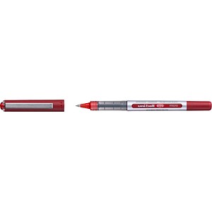 4548351177430 - eye micro UB-150 Tintenroller silber 02 mm Schreibfarbe rot 4548351177430 12 Stück
