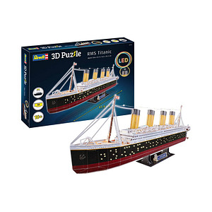 Revell RMS Titanic - LED Edition 3D-Puzzle, 266 Teile