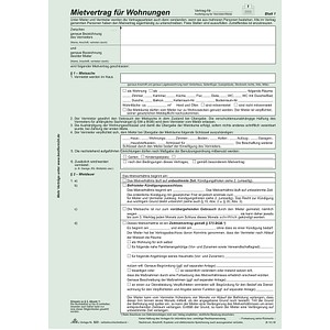25 RNK-Verlag Mietverträge 523 - zur Vermietung von preisgebundenen, preisfreien und Eigentumswohnungen mit Wohnungsgeberbescheinigung
