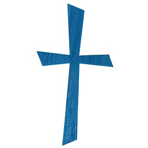 4006166395178 - Wachsmotiv blau Kreuz 4006166395178 - Wachsmotiv blau Kreuz