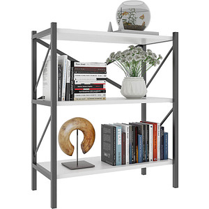 4051814420085 - Standregal Holz Metall Aufbewahrung Stand Regal Bücherregal Deko Bücher Standregal Insasi 2 Gr 66 weiß B66cm H85cm T34cm Holzwerkstoff Holz Spanplatte Regale 4051814420085 - Standregal Holz Metall Aufbewahrung Stand Regal Bücherregal Deko Bücher Standregal Insasi 2 Gr 66 weiß B66cm H85cm T34cm Holzwerkstoff Holz Spanplatte Regale