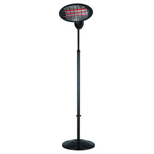 4011964021402 - Stand Heizstrahler mit Quarz-Heizelement (schwarz) 4011964021402 - Stand Heizstrahler mit Quarz-Heizelement (schwarz)