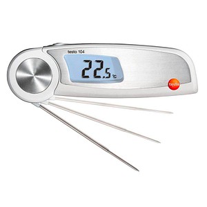 TESTO 0563 0104 - Digital-Einstechthermometer testo 104, -50 bis +250 °C, IP65