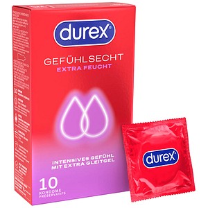 5052197028836 - Lust & Liebe Kondome Gefühlsecht Extra Feucht 10 Stk